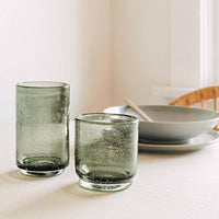 Agave Bubble Glass Highball Tumbler