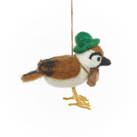 Felt Bird Watcher Hanging Decoration