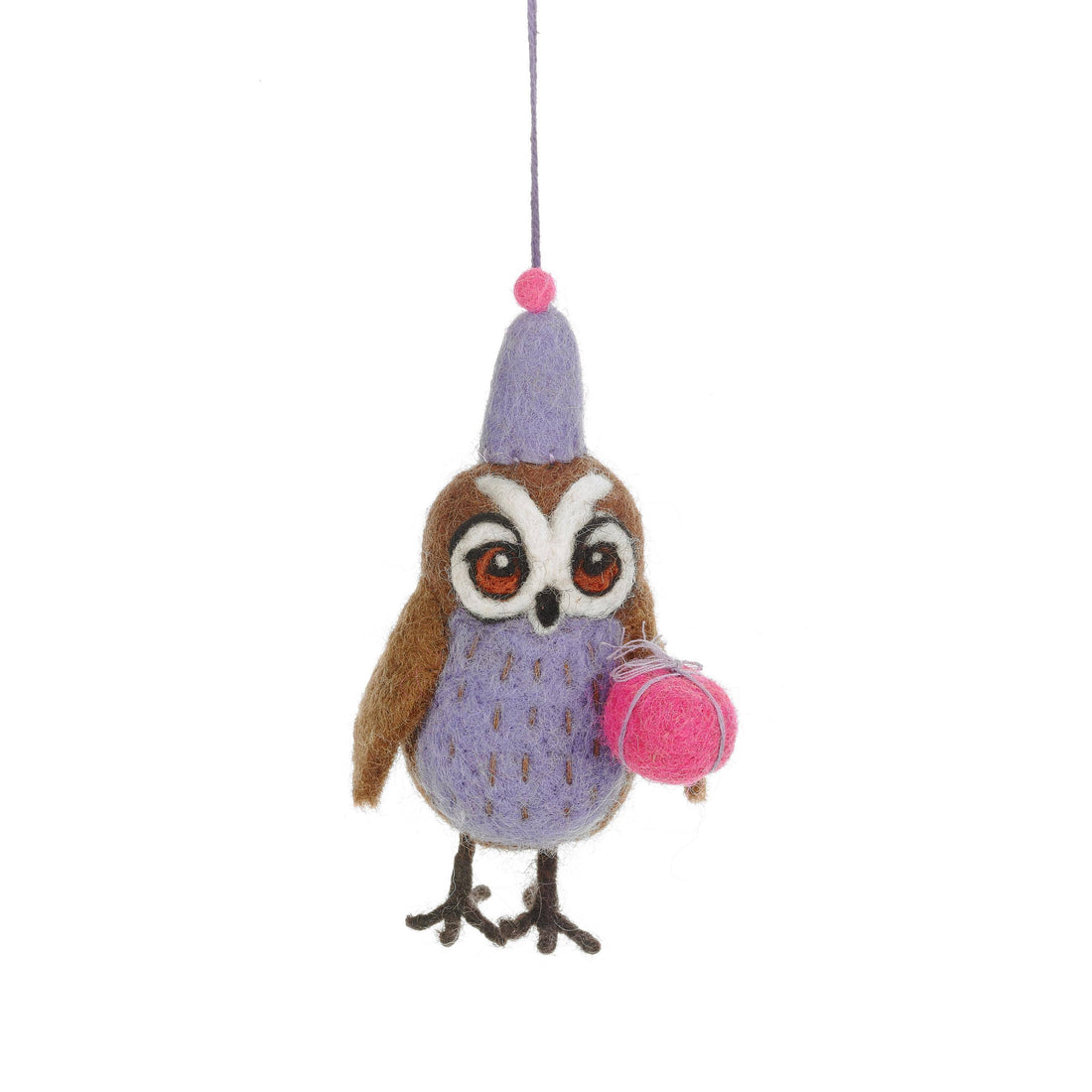Felt Owl Hanging Decoration