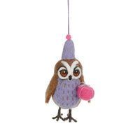 Felt Owl Hanging Decoration