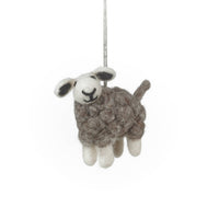 Felt Herdwick Sheep Hanging Decoration
