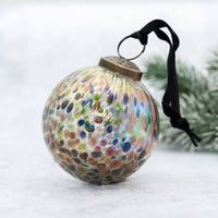 Multi Sparkle Cheena Ornament - Three Inch
