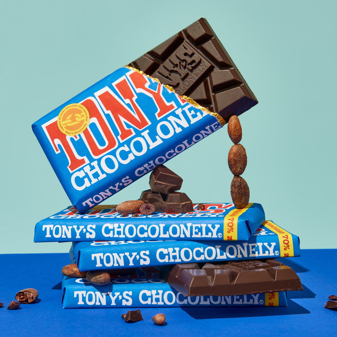 Tony's Chocolonely 70% Dark Chocolate Bar Canada | Farmer's Son Co