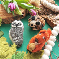 Felt Hedgehog Hanging Decoration