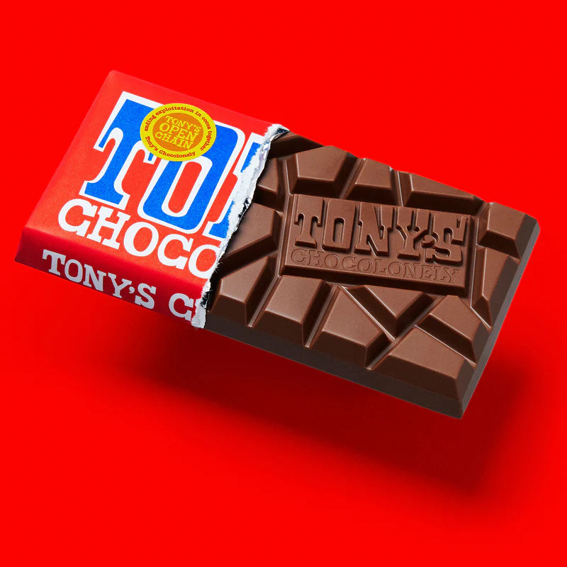 Tony's Chocolonely 32% Milk Chocolate Bar Canada | Farmer's Son Co