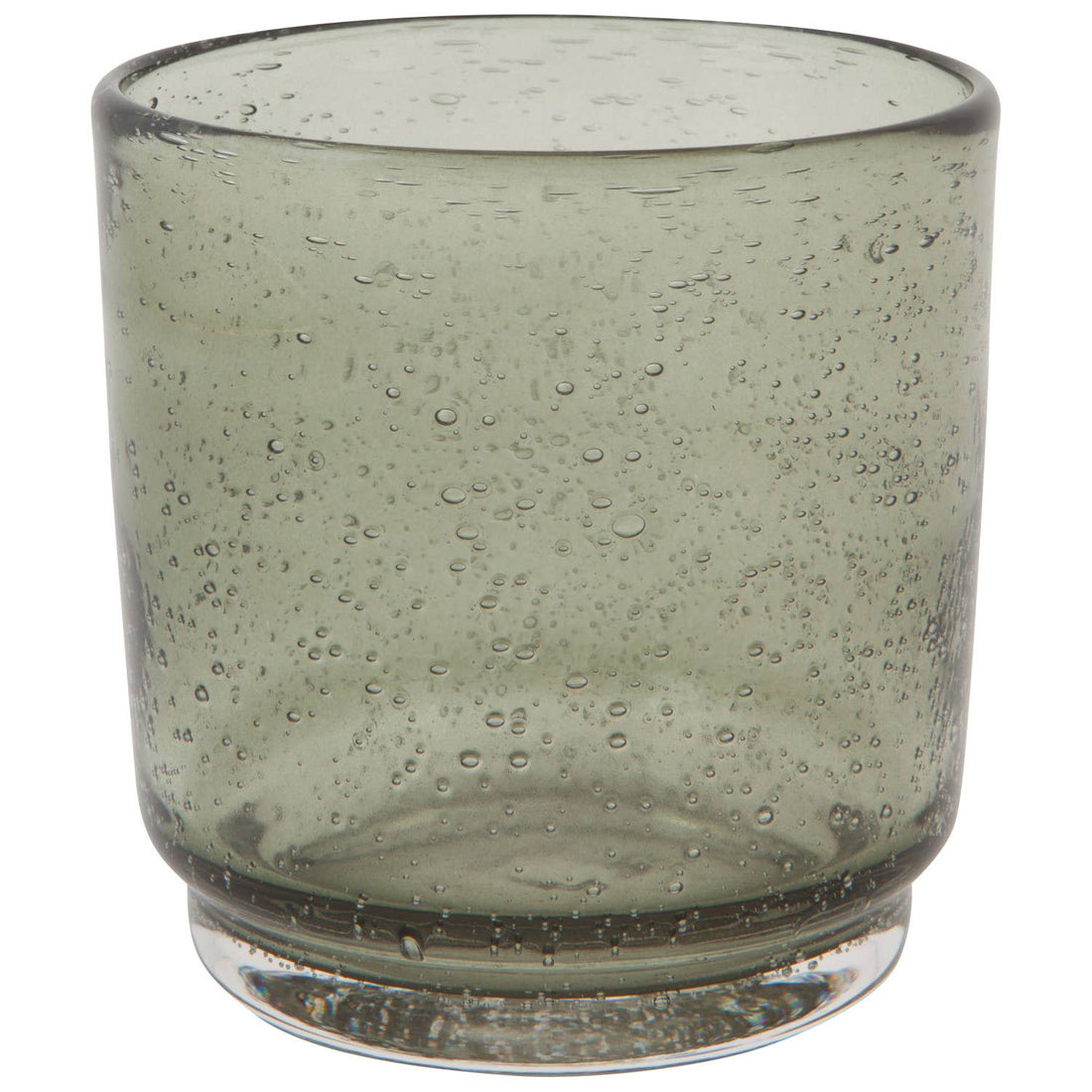 Agave Bubble Glass Lowball Tumbler