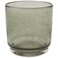 Agave Bubble Glass Lowball Tumbler