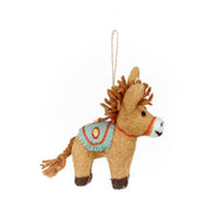 Felt Dale the Donkey Hanging Decoration