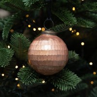 Flush Cut Glass Rustic Ornament - Three Inch