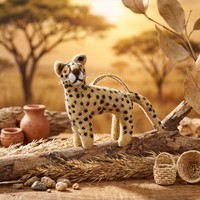 Felt Larry the Leopard Hanging Decoration