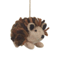 Felt Hedgehog Hanging Decoration