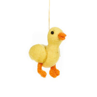 Felt Duckling Hanging Decoration