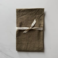 Linen Kitchen Towel - Olive