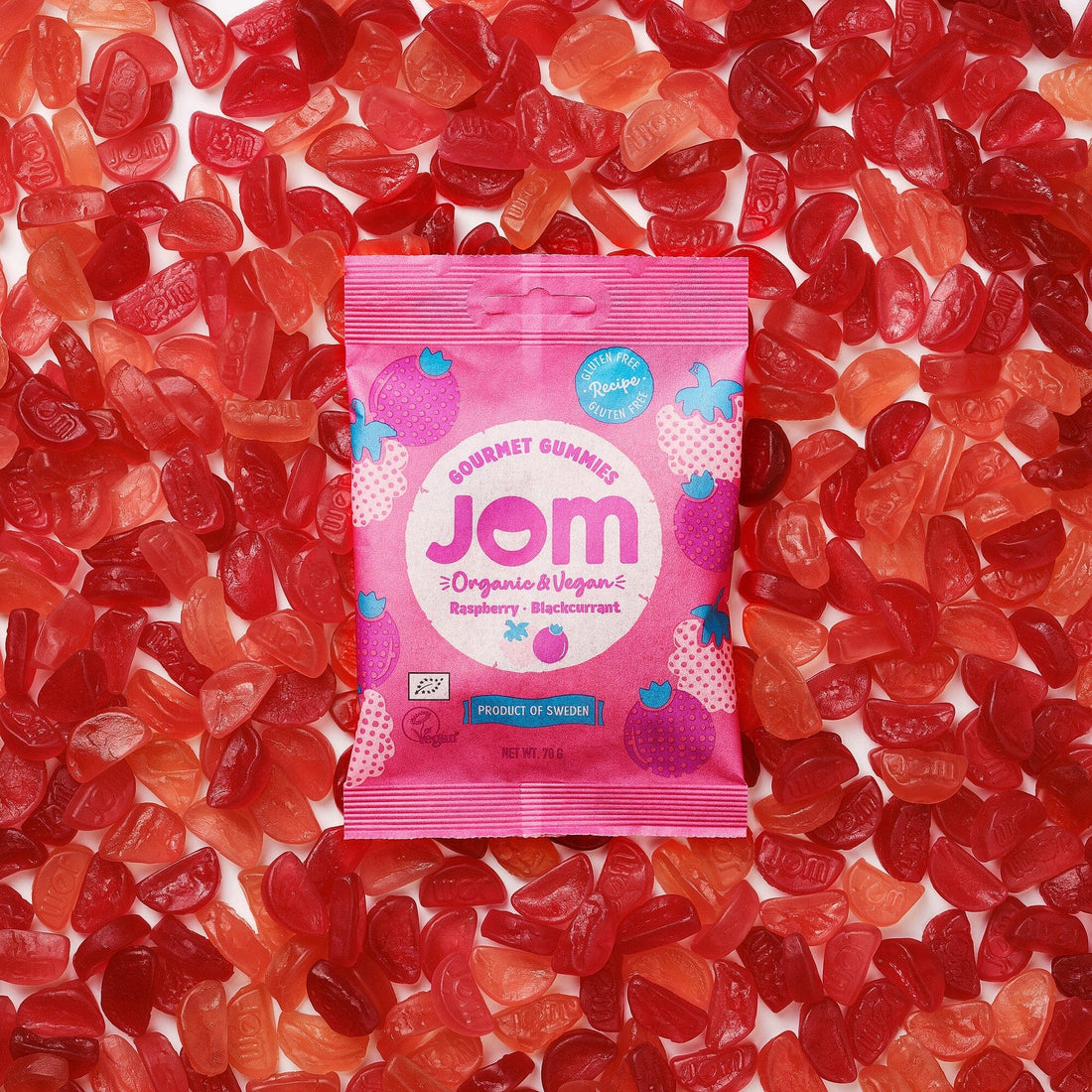 JOM - Raspberry & Blackcurrant Gummies