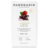 Pancracio - 64% Raspberry & Roses Chocolate Bar