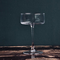 Farmer's Son Co . - Ribbed Coupe Glass