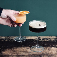 Farmer's Son Co . - Ribbed Coupe Glass