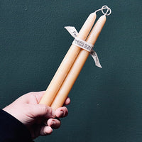 Beeswax Taper Candle - Set of Two