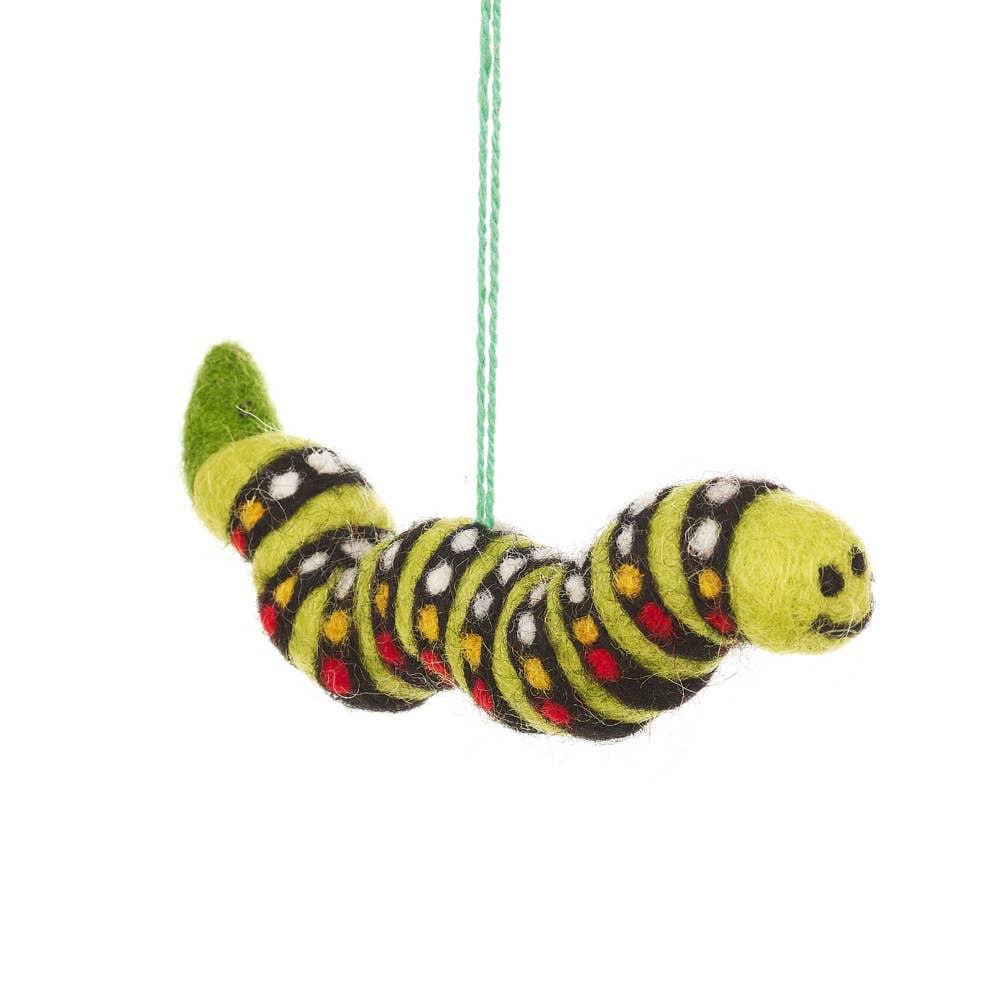 Felt Caterpillar Hanging Decoration