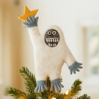 Felt Yeti Tree Topper