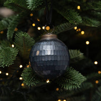Thunder Cut Glass Rustic Ornament - Three Inch