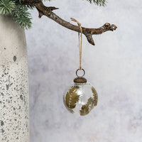 Leaf Botanical Ornament - Three Inch