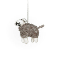 Felt Herdwick Sheep Hanging Decoration