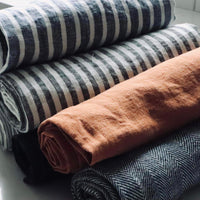 Linen Kitchen Towel - Golden Ochre