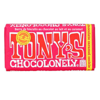 Tony's Chocolonely - 32% Milk Chocolate Caramel Biscuit Bar