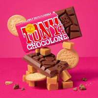Tony's Chocolonely - 32% Milk Chocolate Caramel Biscuit Bar