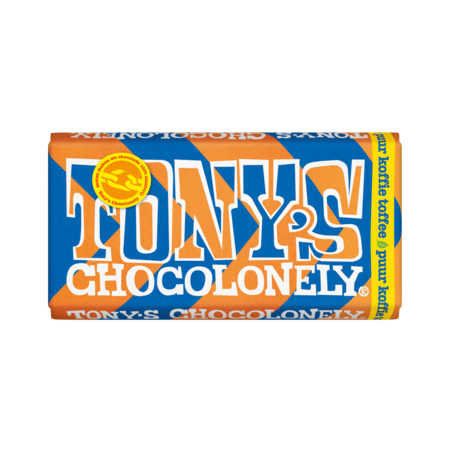 Tony's Chocolonely - 51% Dark Coffee Toffee Chocolate Bar