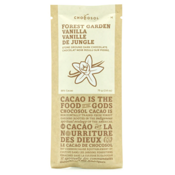 ChocoSol - 83% Forest Garden Vanilla Chocolate Bar