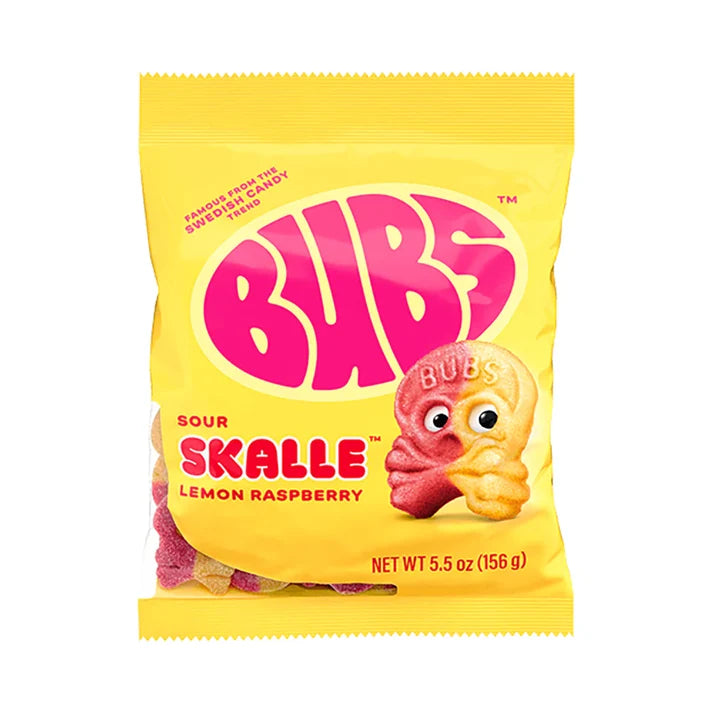 Bubs - Sour Skalle Lemon Raspberry