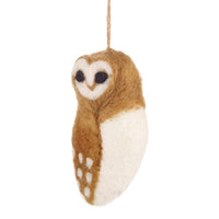 Barn Owl Hanging Decoration