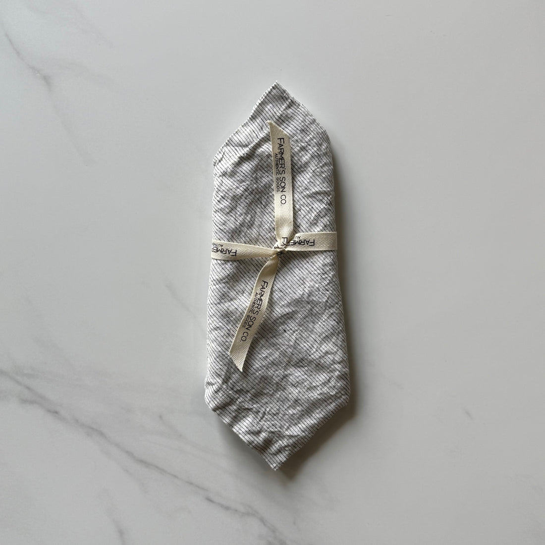 Linen Dinner Napkin - Pencil Stripe