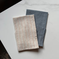 Linen Kitchen Towel - Vintage Stripe