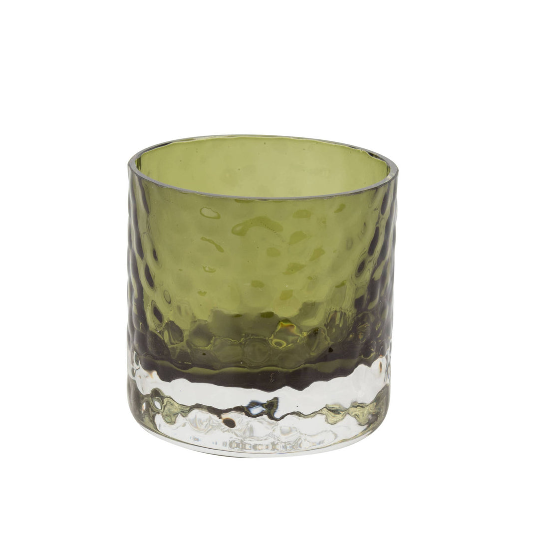 Green Glass Tealight Holder