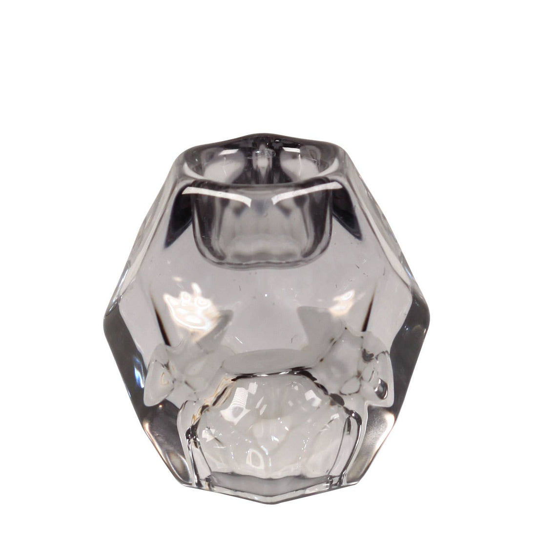 Farmer's Son Co. - Black Glass Candle Holder - Small