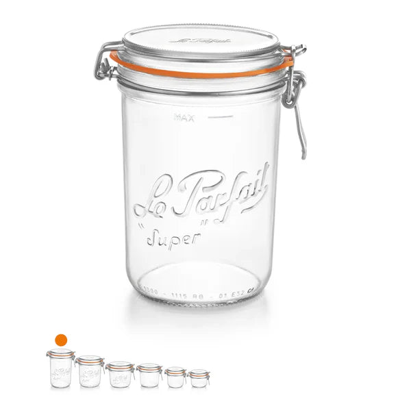 Le Parfait - Super Terrine Clip-Top Jar - One Litre