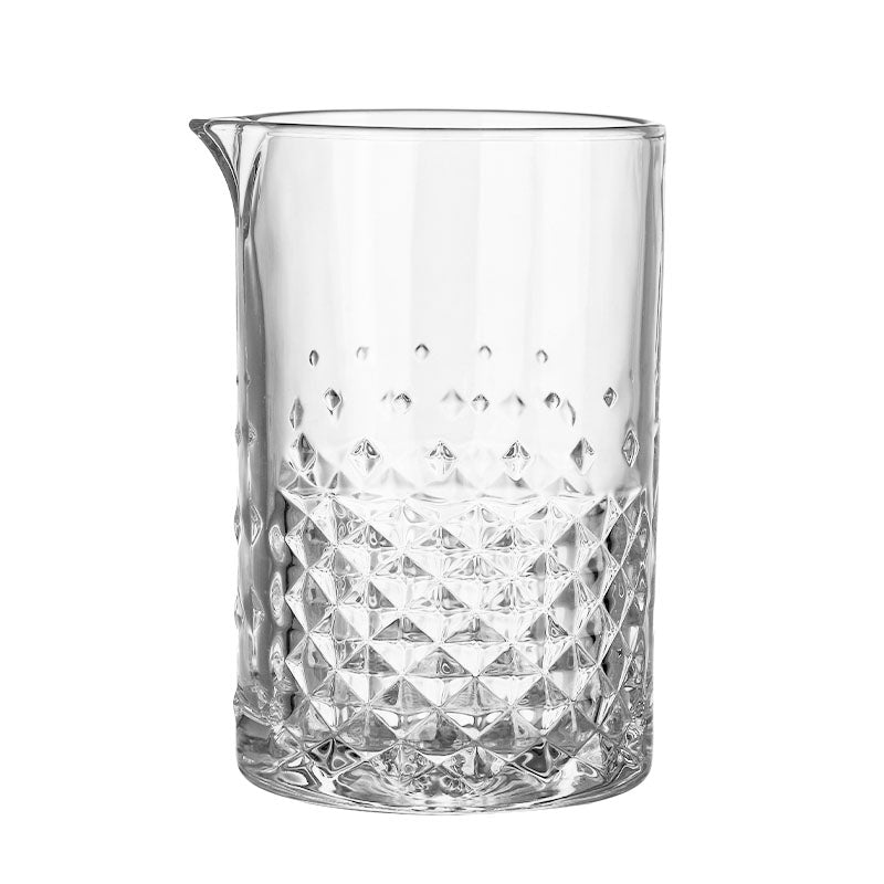 Diamond Pattern Mixing Glass