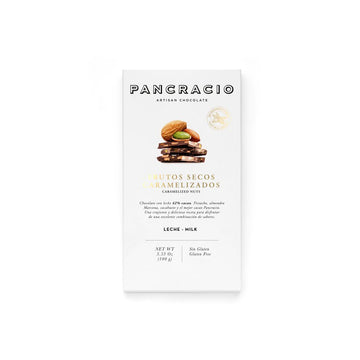 Pancracio - 42% Caramelized Nuts Chocolate Bar