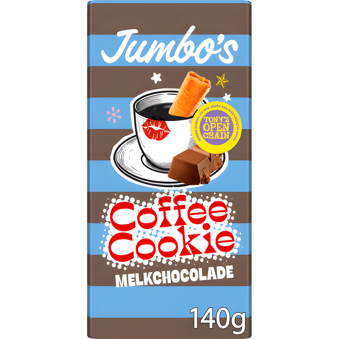 Jumbo - Coffee & Cookie Milk Chocolate Bar
