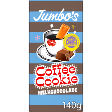 Jumbo - Coffee & Cookie Milk Chocolate Bar