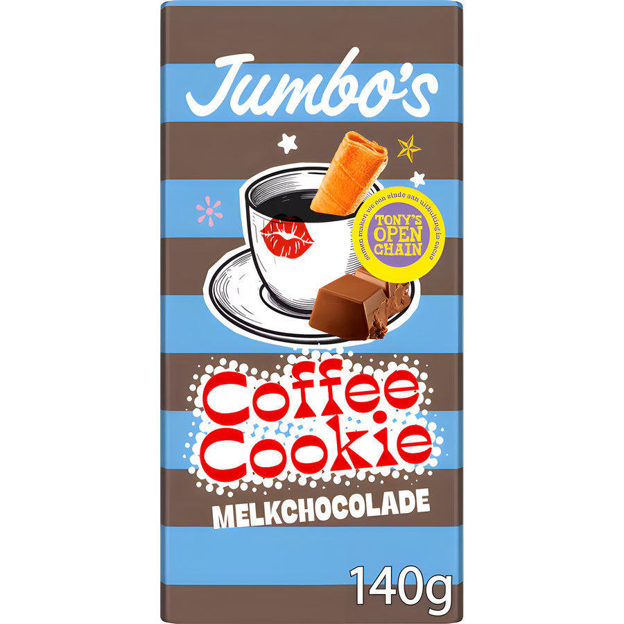 Jumbo - Coffee & Cookie Milk Chocolate Bar