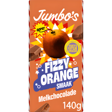 Jumbo's Fizzy Orange Milk Chocolate Bar