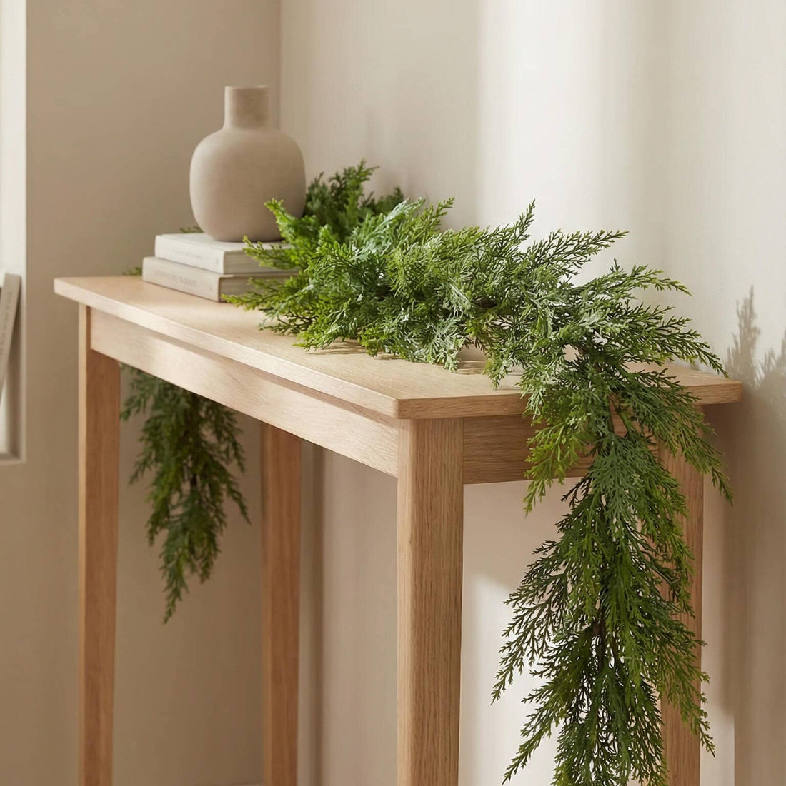 Real Touch Faux Cypress Garland - 60 Inch