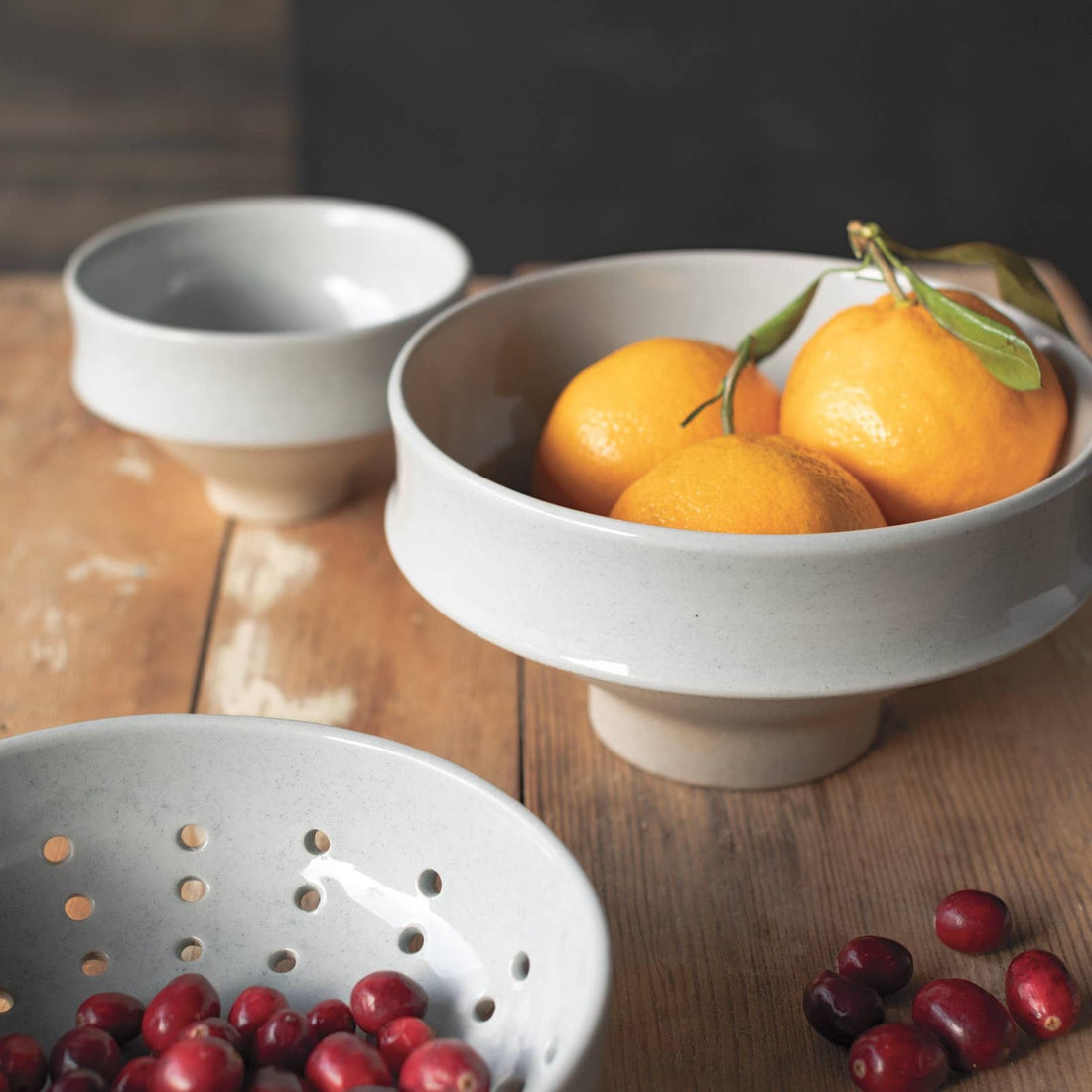 Small Hand Painted Stoneware Bowl