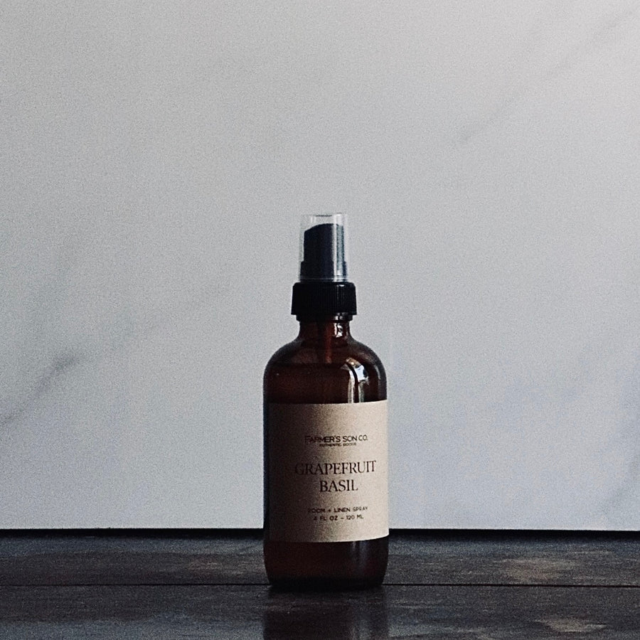 Farmer's Son Co. - Grapefruit + Basil Room & Linen Spray