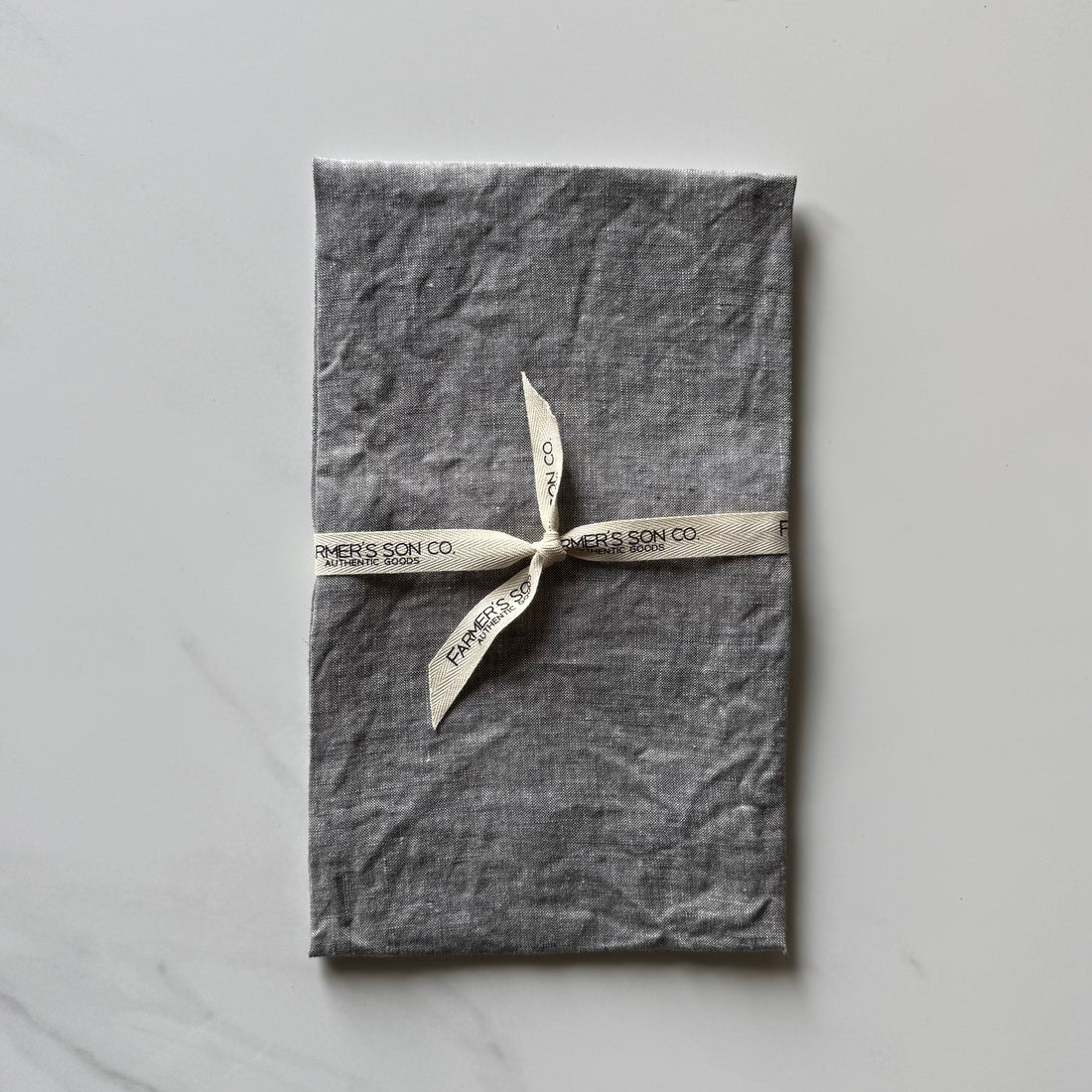 Linen Kitchen Towel - Grey Chambray