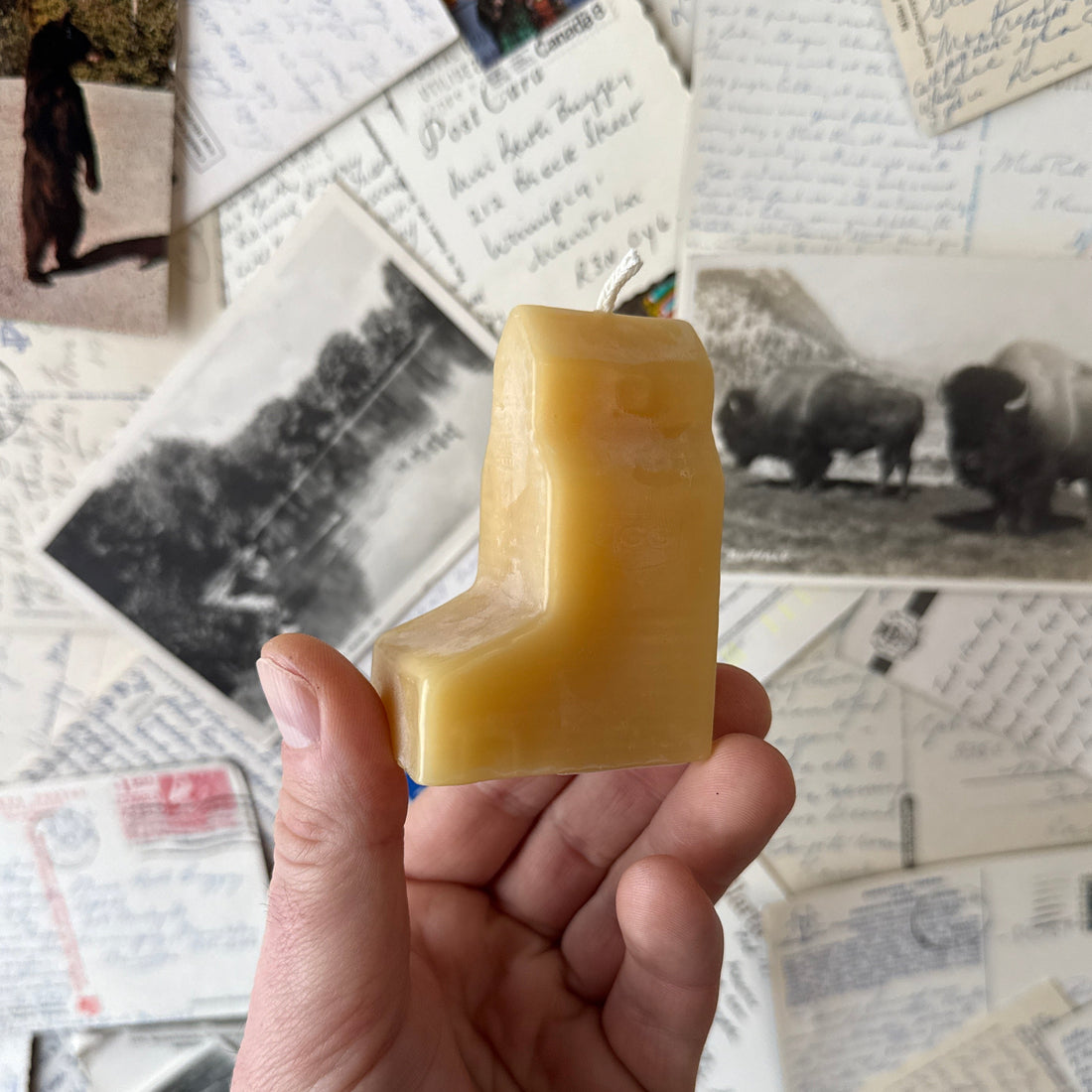 Beeswax Grain Elevator Candle